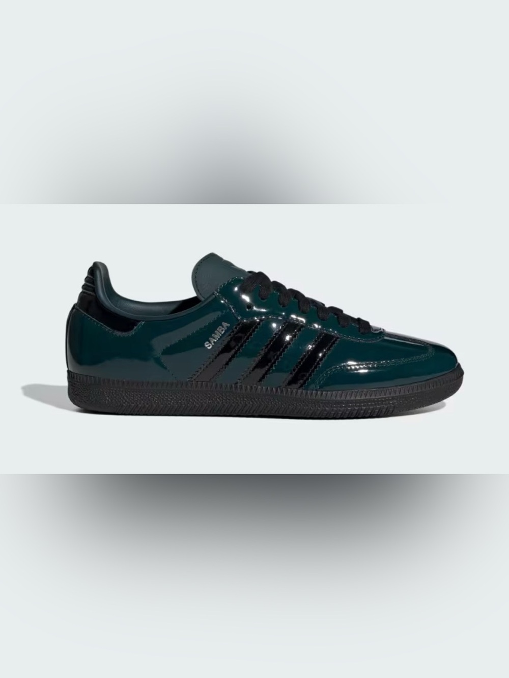 NIB [adidas] Samba OG W Low-Top Metallic Patent Leather Sneakers Women’s 5 / Y 4